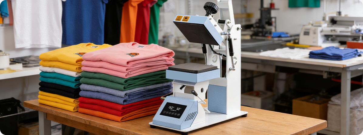 2-in-1 Top & Bottom Dual Heat Cap / Label Heat Press